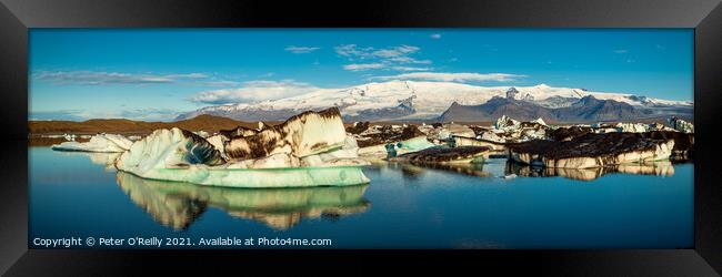 Iceland Panorama #4 Framed Print by Peter O'Reilly