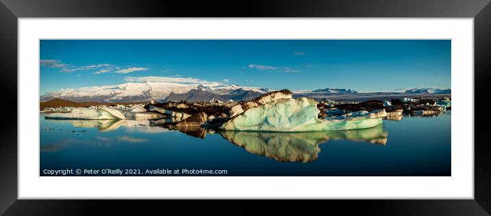 Iceland Panorama #3 Framed Mounted Print by Peter O'Reilly