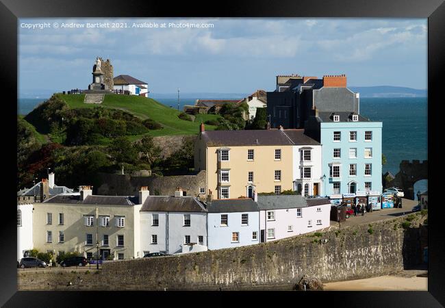 Tenby Harbour, Pembrokeshire, West Wales UK. Framed Print by Andrew Bartlett