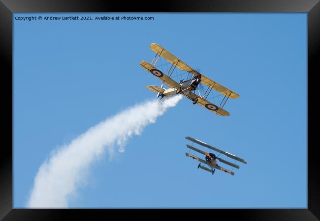 The Bremont Great War Display Team at The Royal International Air Tattoo, UK Framed Print by Andrew Bartlett