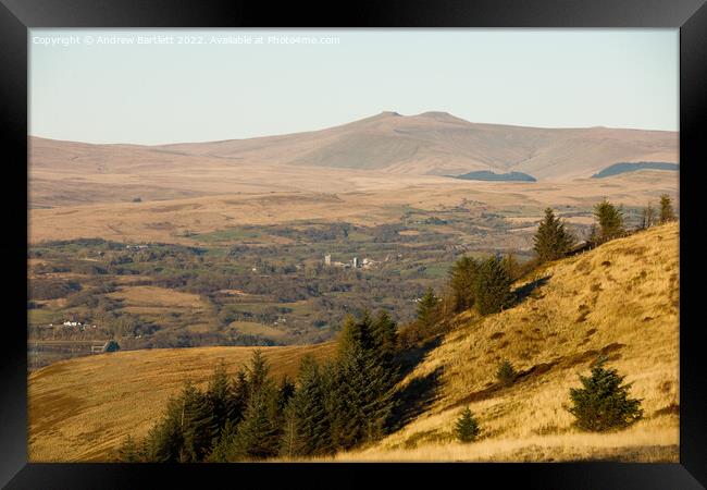 Rhigos Viewpoint, South Wales, UK. Framed Print by Andrew Bartlett