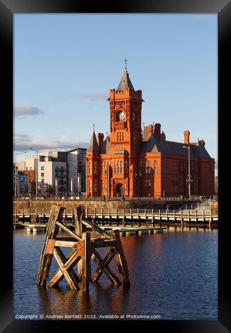 Pierhead Building at Cardiff Bay, South Wales, UK Framed Print by Andrew Bartlett
