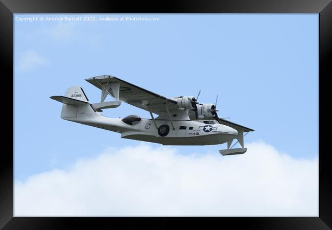 Catalina PBY-5A Framed Print by Andrew Bartlett