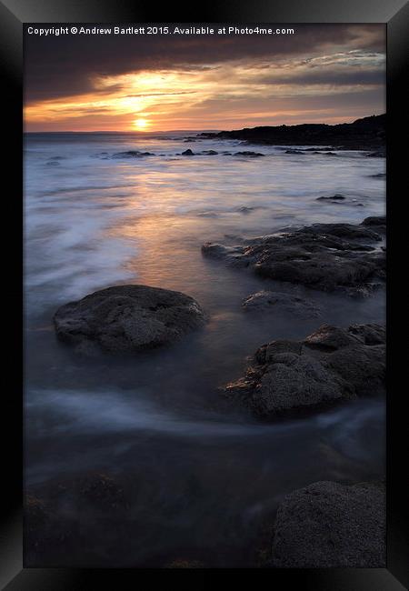 Rest Bay, Porthcawl, South Wales. Framed Print by Andrew Bartlett