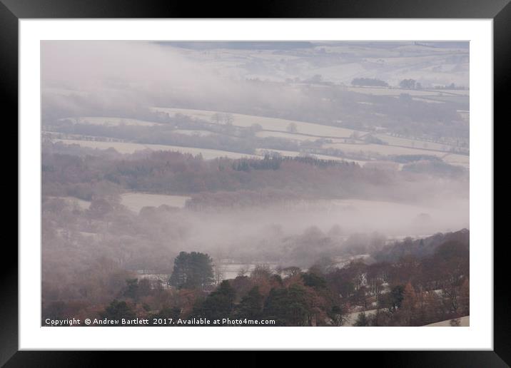 Frosty Storey Arms, UK. Framed Mounted Print by Andrew Bartlett