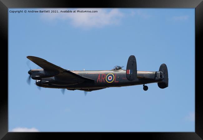 Avro Lancaster PA474 Framed Print by Andrew Bartlett