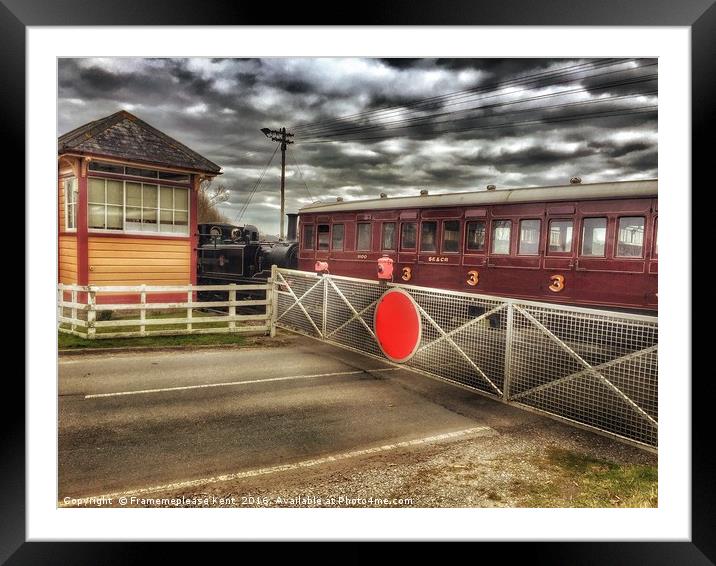 Wittersham Train Station Framed Mounted Print by Framemeplease UK