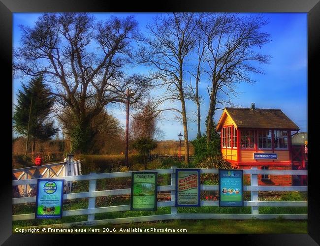 Tenterden Town Station  Framed Print by Framemeplease UK