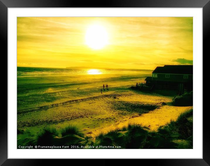 Beach life is a sweet life  Framed Mounted Print by Framemeplease UK