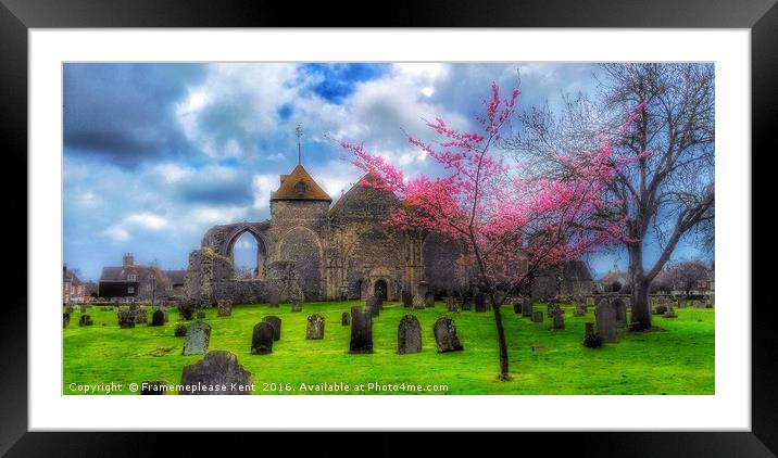 Final Resting Place in Spring  Framed Mounted Print by Framemeplease UK
