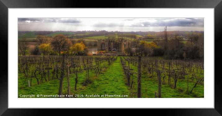 Bodiam castle  Framed Mounted Print by Framemeplease UK