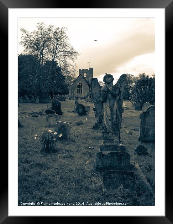 Angels Rest  Framed Mounted Print by Framemeplease UK