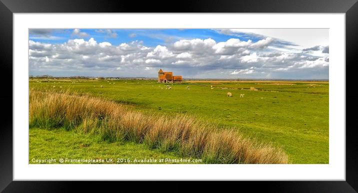 Kent countryside Framed Mounted Print by Framemeplease UK