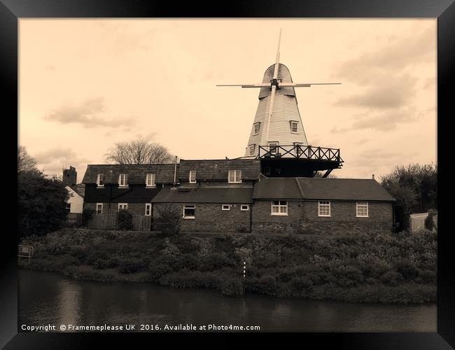 Rye Windmill  Framed Print by Framemeplease UK