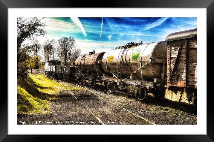 Rolling Stock  Framed Mounted Print by Framemeplease UK