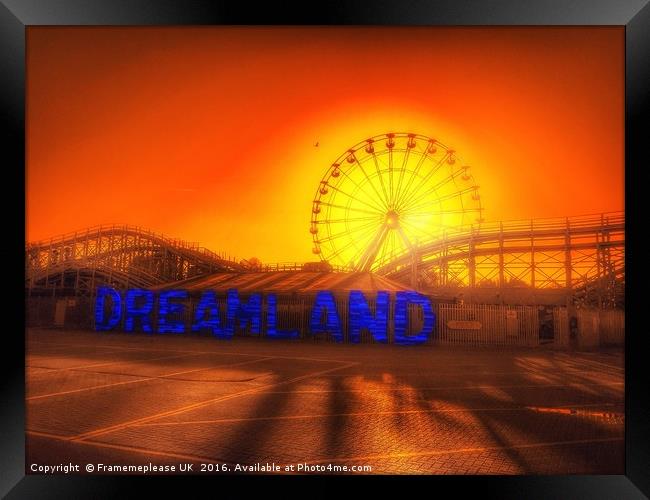 Dreamland  Framed Print by Framemeplease UK