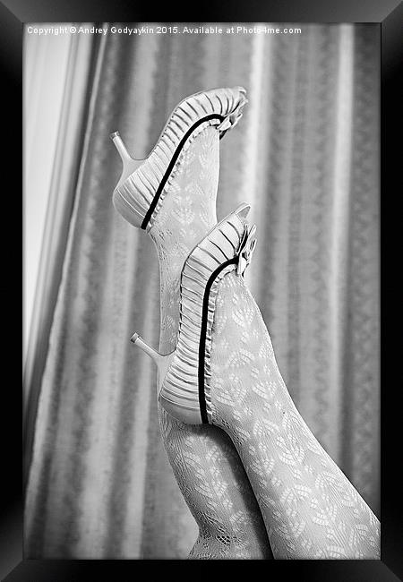 Shoes #6088 Framed Print by Andrey  Godyaykin