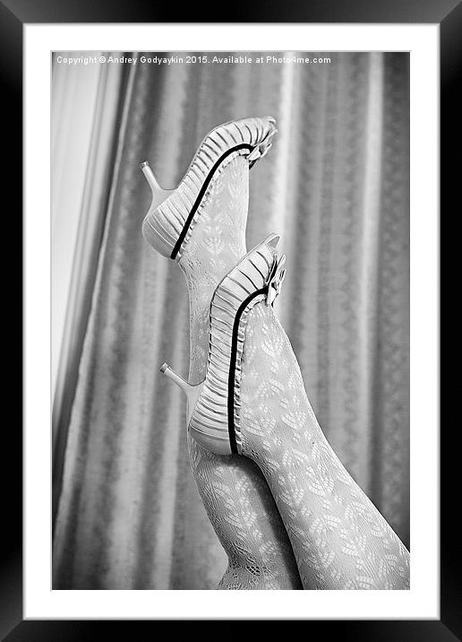 Shoes #6088 Framed Mounted Print by Andrey  Godyaykin
