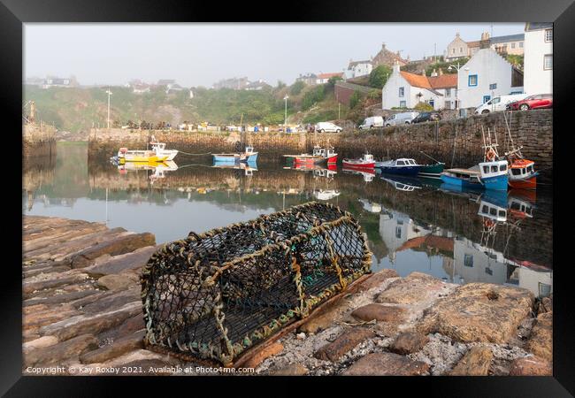 Crail Harbour Framed Print by Kay Roxby