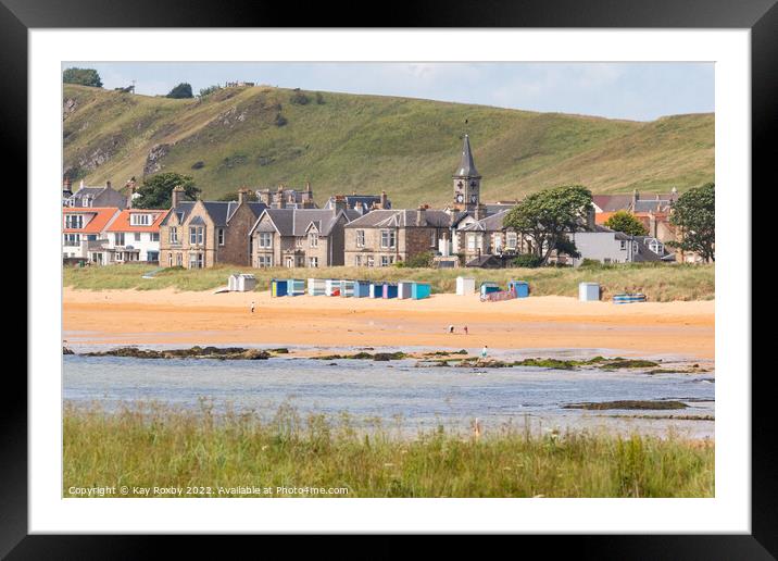Elie Earlsferry Beach - Earlsferry and Elie, Fife, Framed Mounted Print by Kay Roxby