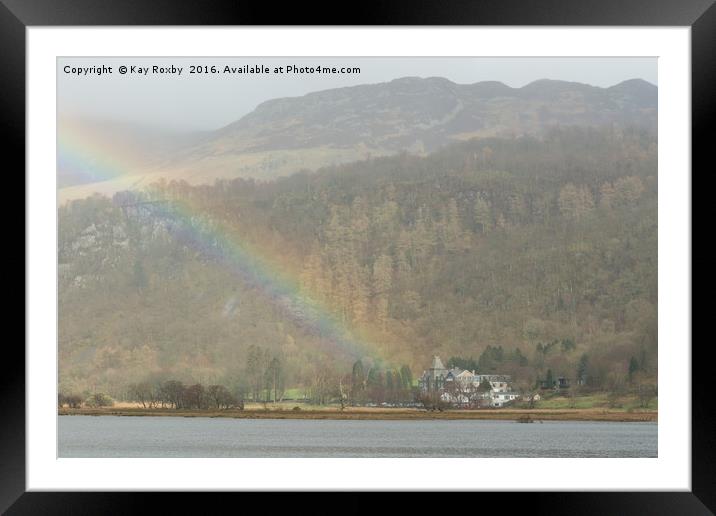 Lodore Falls Hotel Derwentwater  Framed Mounted Print by Kay Roxby