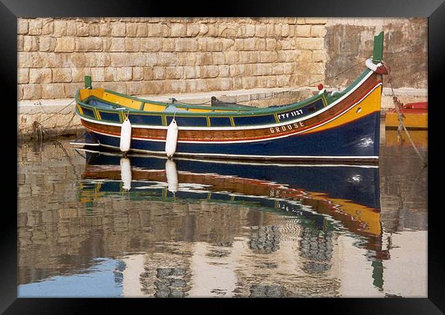 Maltese boat Framed Print by Chris Keast