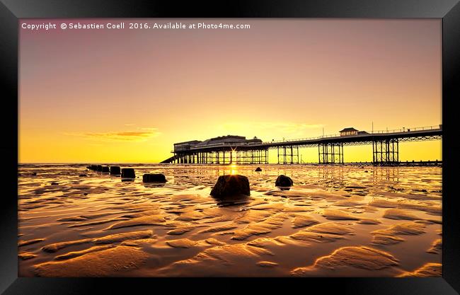 Cromer Pier Framed Print by Sebastien Coell