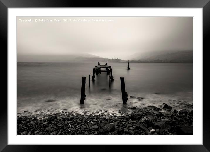 Old Jetty Loch Linnhe Framed Mounted Print by Sebastien Coell