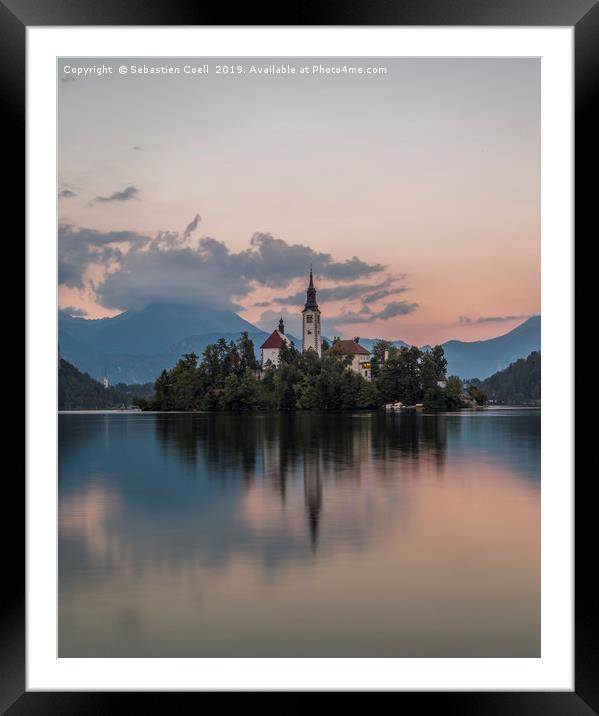Lake Bled slovenia photo Framed Mounted Print by Sebastien Coell