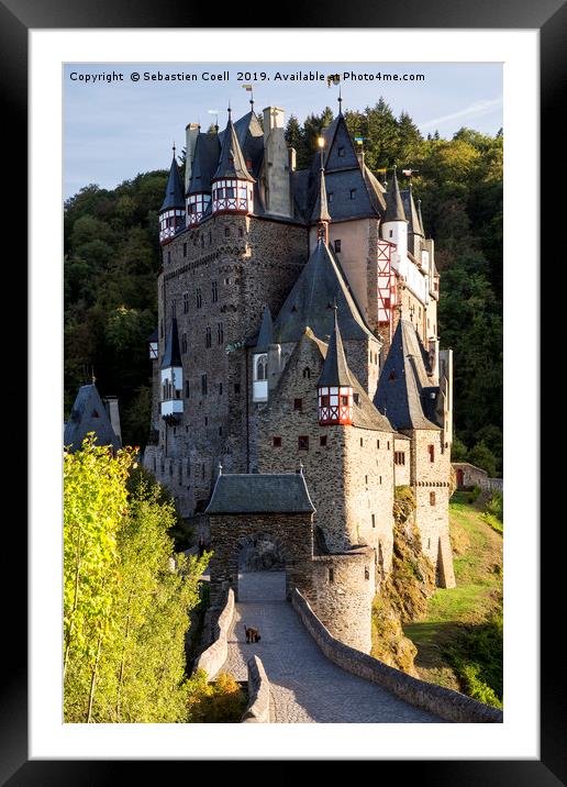 Burg Eltz castle germany Framed Mounted Print by Sebastien Coell