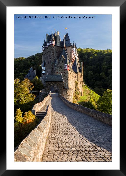 Burg Eltz castle germany Framed Mounted Print by Sebastien Coell