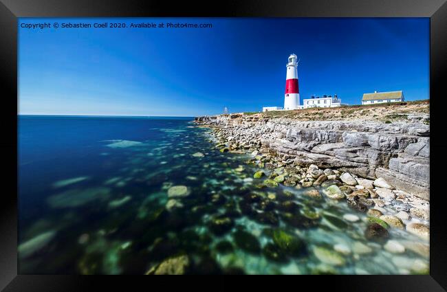 Portland Bill Dorset Framed Print by Sebastien Coell