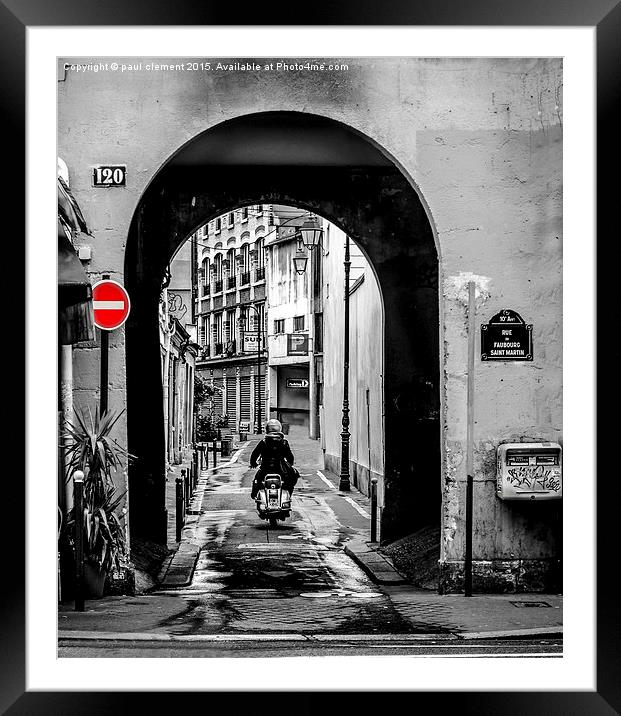  NO Entry Framed Mounted Print by paul clement