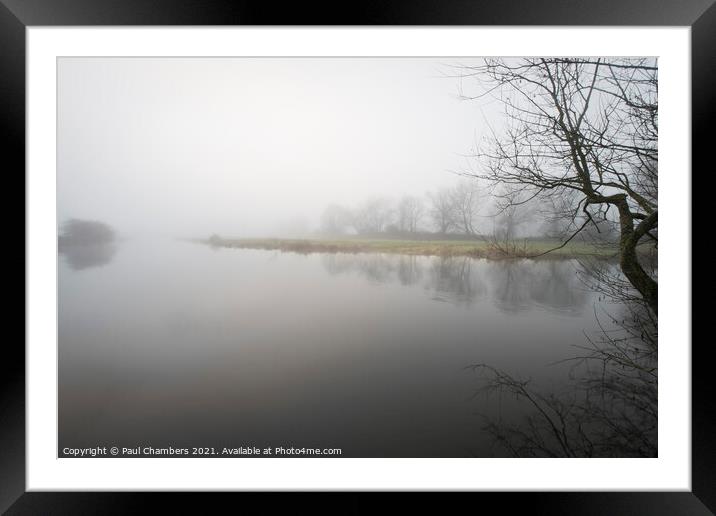 Misty Morning Framed Mounted Print by Paul Chambers