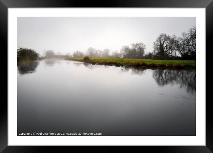 Misty Morning Framed Mounted Print by Paul Chambers