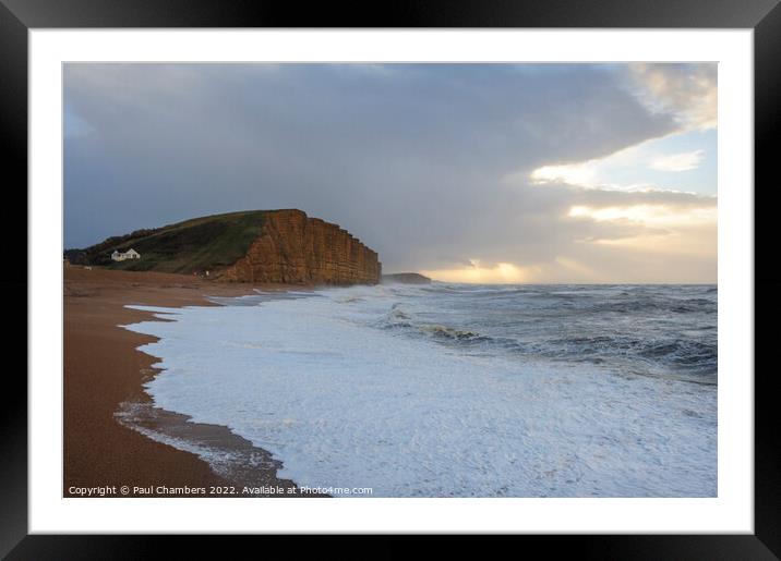 Stormy weather Framed Mounted Print by Paul Chambers