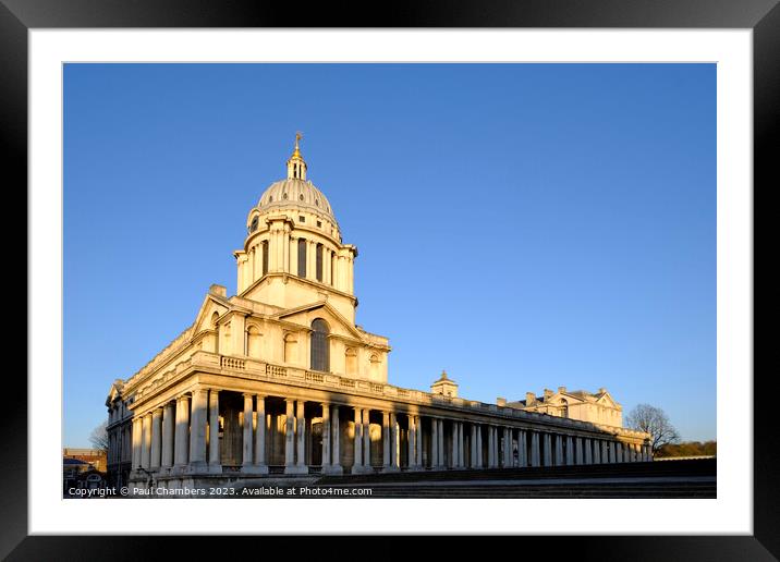 Majestic Architecture of Queen Mary Court Framed Mounted Print by Paul Chambers