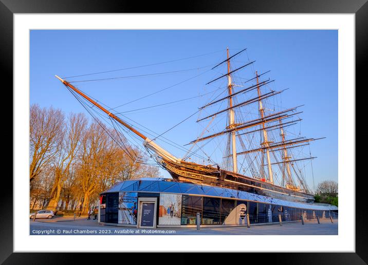 Majestic Cutty Sark Iconic British Tea Clipper Framed Mounted Print by Paul Chambers