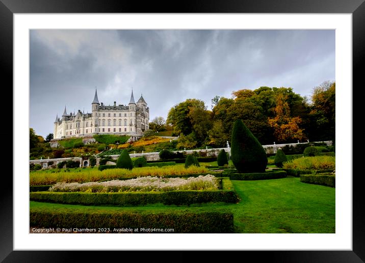 Majestic Dunrobin Castle Framed Mounted Print by Paul Chambers