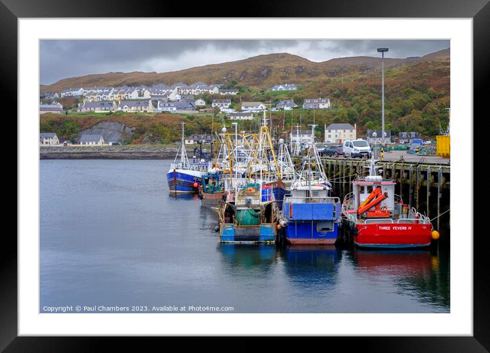 Mallaig Harbour Framed Mounted Print by Paul Chambers