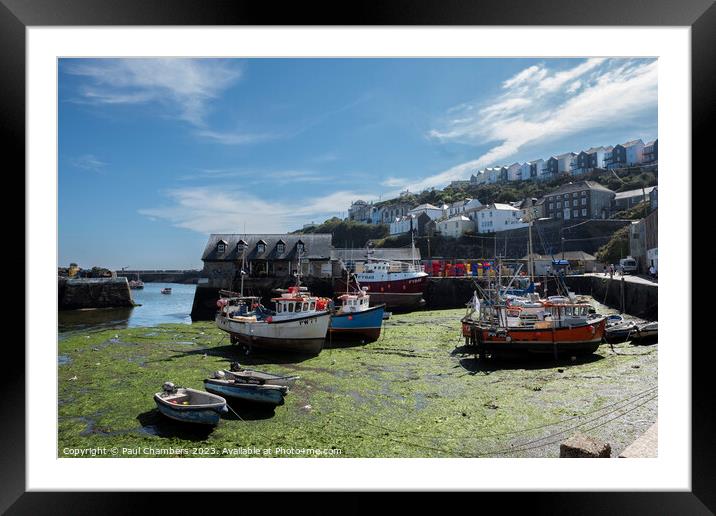 Serenity in Mevagissey Framed Mounted Print by Paul Chambers