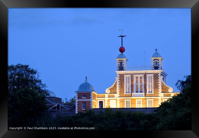 Iconic Architecture of Greenwich, London Framed Print by Paul Chambers