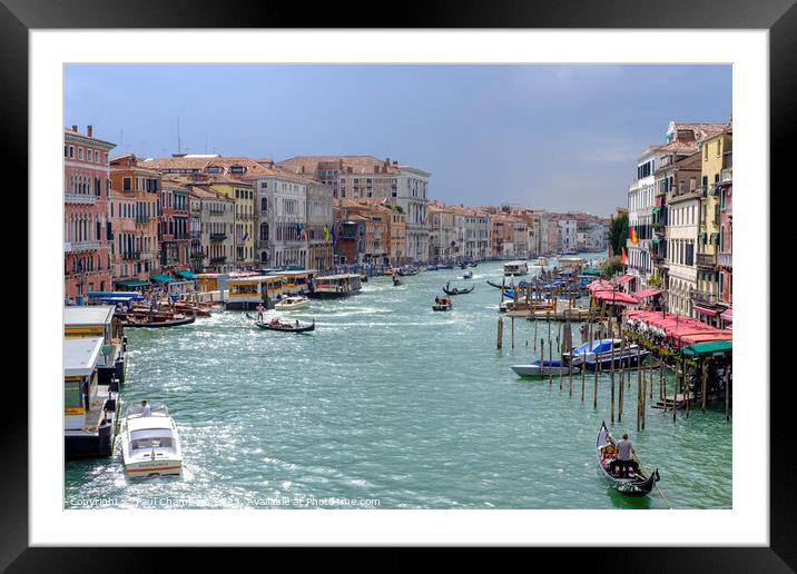 Grand Canal Venice Framed Mounted Print by Paul Chambers