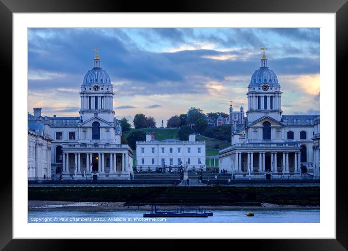 Greenwich  Framed Mounted Print by Paul Chambers