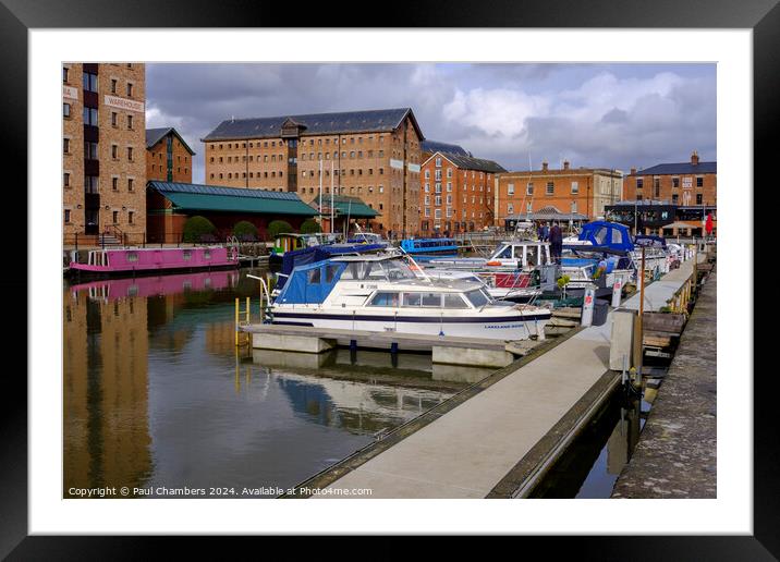 Gloucester Docks Framed Mounted Print by Paul Chambers
