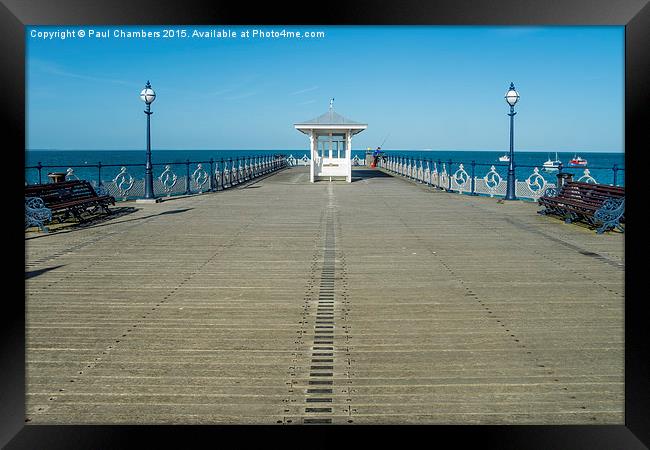  Swanage Pier Framed Print by Paul Chambers