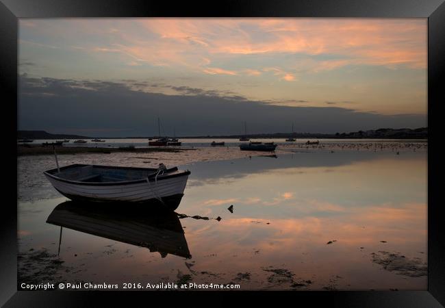 Christchurch Harbour Framed Print by Paul Chambers