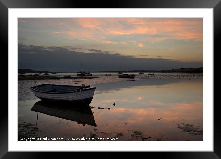 Christchurch Harbour Framed Mounted Print by Paul Chambers