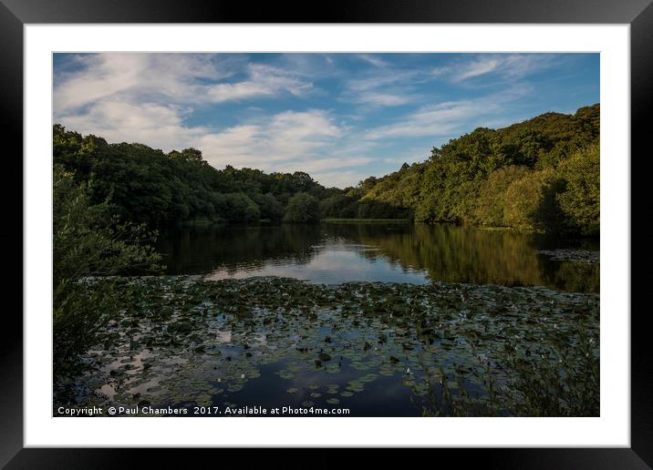 Eyeworth Pond Framed Mounted Print by Paul Chambers