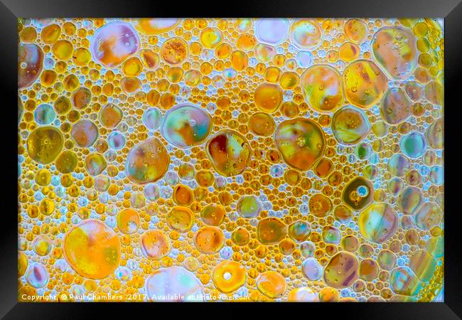 Bubbles Framed Print by Paul Chambers